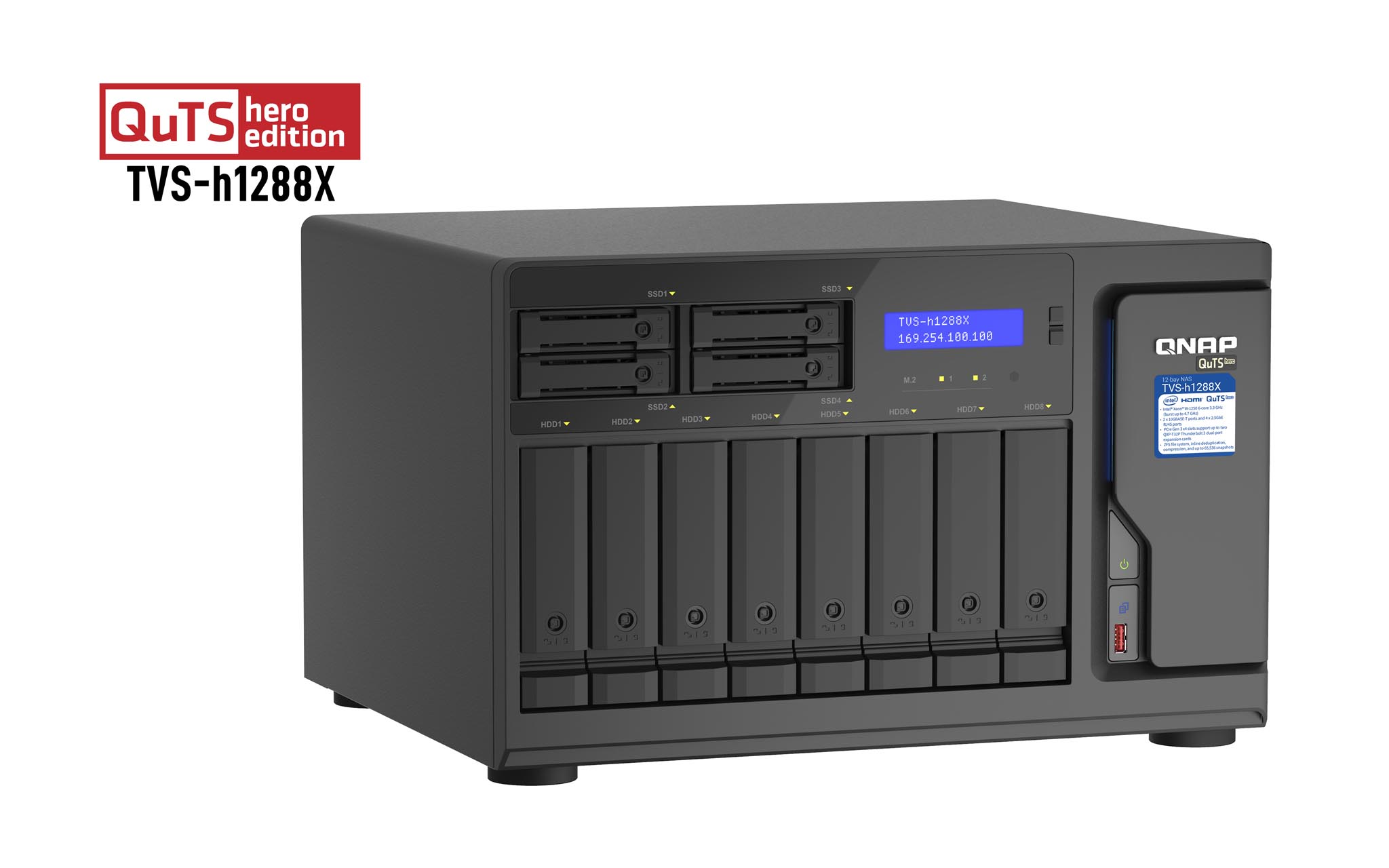 QNAP TVS-h1288X-W1250-16G