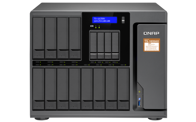 QNAP TS-1635AX-8G 16 Bay, Thiết Bị Lưu Trữ NAS QNAP TS-1635AX-8G Chính Hãng
