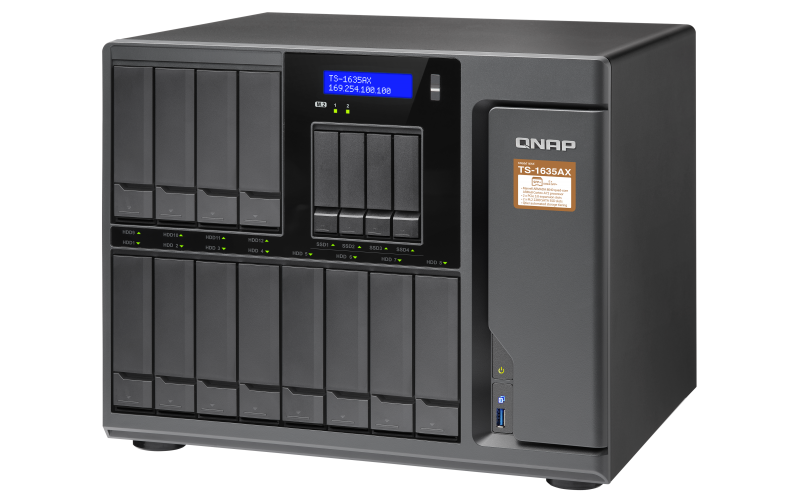 QNAP TS-1635AX-8G 16 Bay, Thiết Bị Lưu Trữ NAS QNAP TS-1635AX-8G Chính Hãng