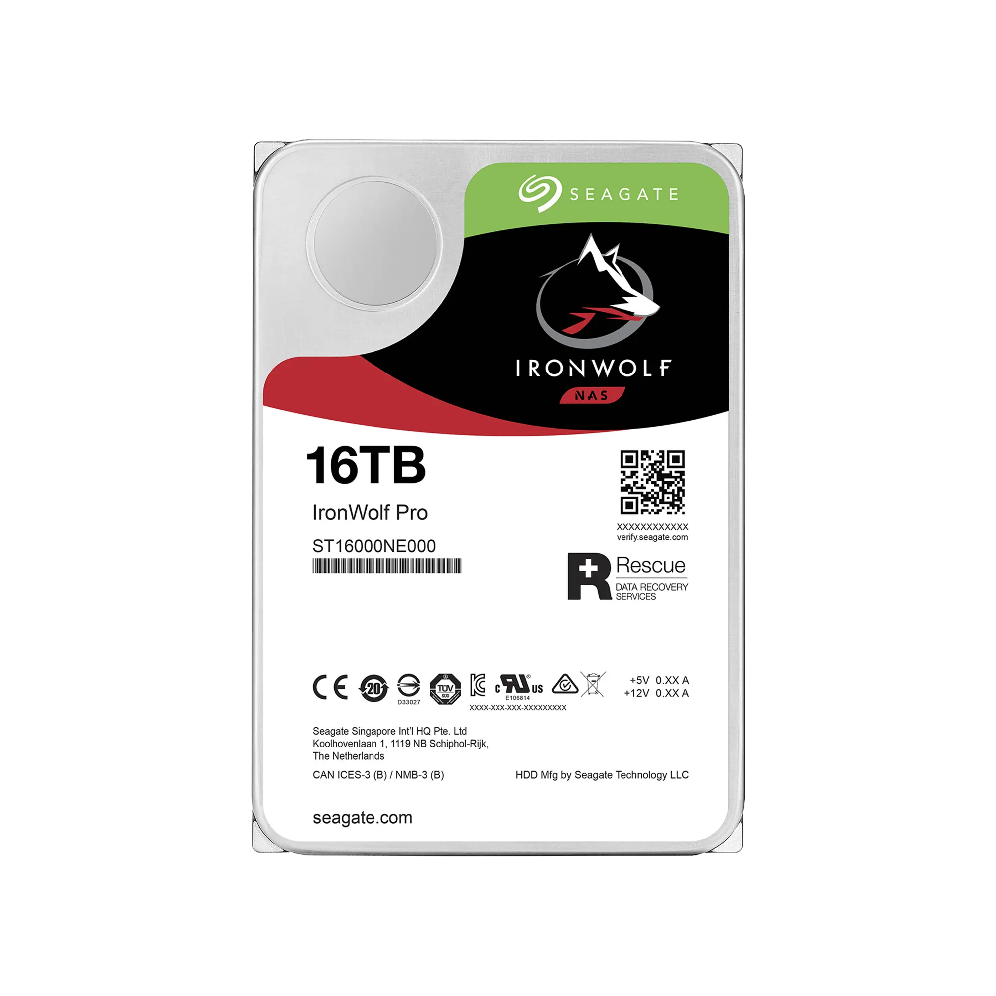 HDD Seagate IronWolf Pro 16TB ST16000NE0000 3.5 inch SATA III 256MB Cache 7200RPM