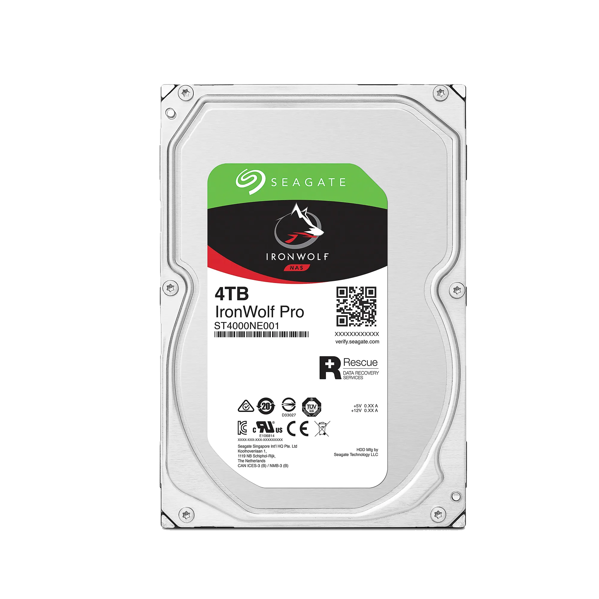 HDD Seagate IronWolf Pro 4TB ST4000NE001 3.5 inch SATA III 128MB Cache 7200RPM