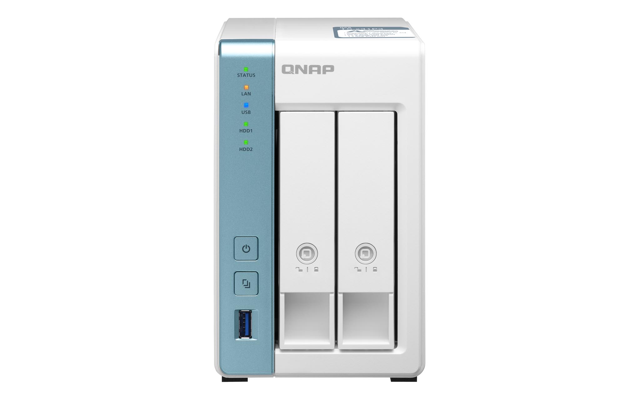 QNAP TS-231P3-4G 2 Bay, Thiết Bị Lưu Trữ NAS QNAP TS-231P3-4G Chính Hãng